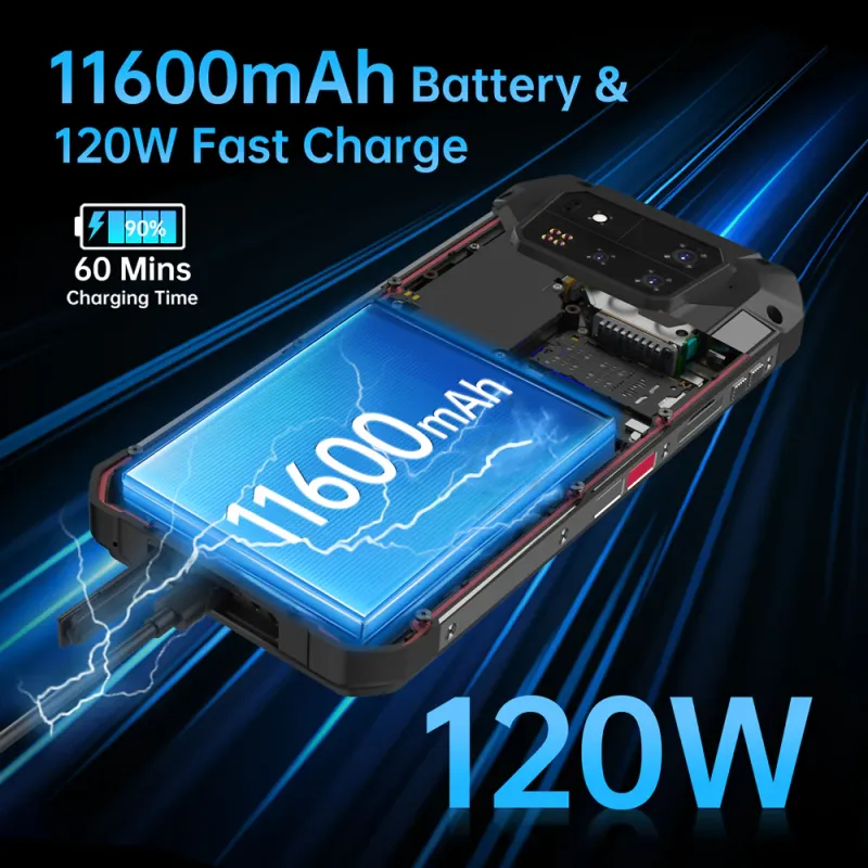 8849 Tank 4 pro AMOLED projector Phone 100 Lum.5G Android 15